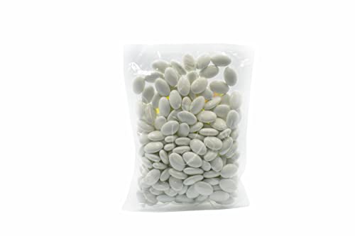 DELIKET Chocolate Beans Dragee Bag of 500gr (White)