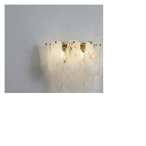 Lustre en verre nuage style français rétro pour un salon de luxe d60cm