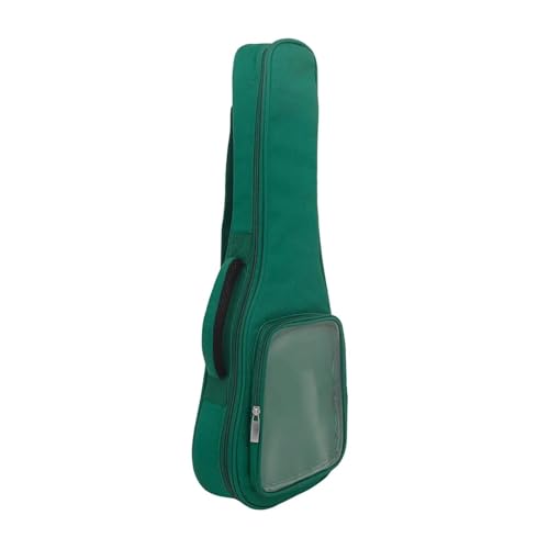 Sac guitare 23 pouces vert pour jouer de la musique en camping de plein air