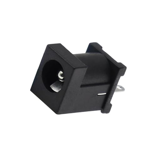 Conector de alimentacion de CC hembra jack 5,5 x 2,5 mm vertical para PCB 4