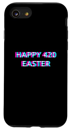 Happy 420 Easter Smoking Weed Cannabis Marijuana Stoner �X�}�z�P�[�X iPhone SE (2020) / 7 / 8 �p