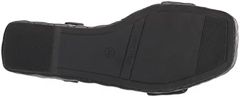 NINE WEST Women's NILA Wedge Sandal, Black, 9.5 | Image 3
