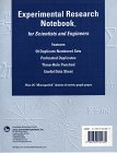 Experimental Research Notebook for Scientists and Engineers: .