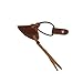 CarolUSA Archery Leather Traditional String Keeper Install Tool Accessories (Brown)
