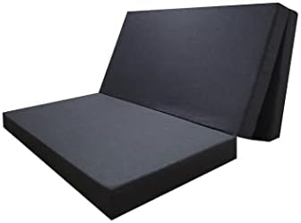 DecorQUALITY - Colchon Plegable Camper 150 x190 x10 cm, Colchón Plegable Suelo – para Furgonetas Camper, Cama Invitados, Camión o Caravana