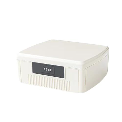 OUGPIU läkemedelsförvaring med kombinationslås, bärbar medicinväska med dubbla lager medicinlåda mobil husapotek, nödväska, för skola, resor, camping och vandring (B)