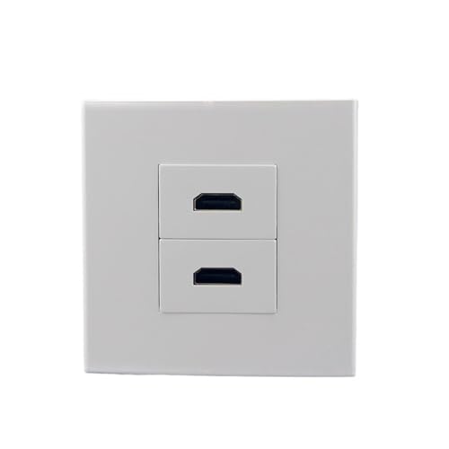 Plaque murale HDMI 2.0 : finis les câbles tordus derrière le mur