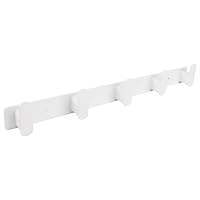 TocTen Coat Rack Wall Mounted - Heavy Duty Wall Hooks 304 Stainless Steel Coat Hook Rail with 5 Hanging Hooks, Towel Hook Rack for Coat/Hat/Towel/Purse/Key/Entryway/Bathroom（White, 5 Hook）