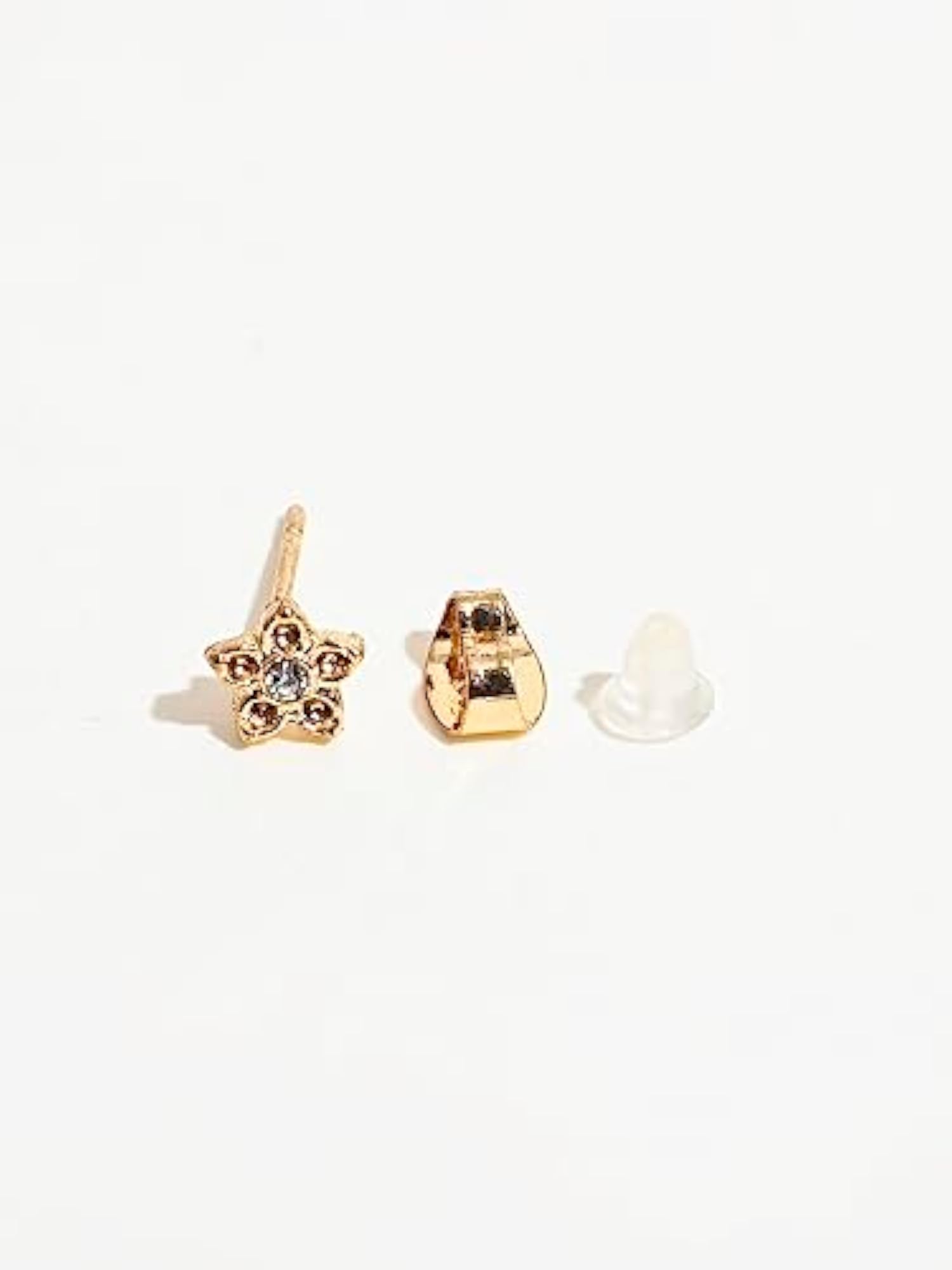 STAR MOON RHINE STONE STUD PACk Set of 10