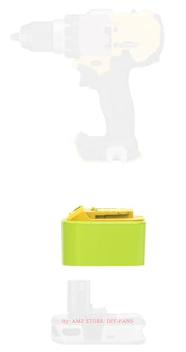 Adapter Upgarde for DeWalt 20v MAX XR Type Tools to Ryobi 18v Batteries (Without Charging Function) - 1 Adapter Only