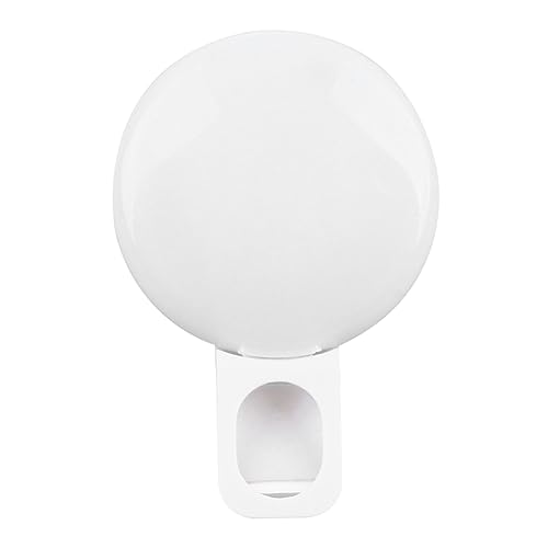 BIUDECO Mini Fill Light for Mobile Phone Led Selfie Lamp Ring Light Unique Clip Design for Emergency Lighting