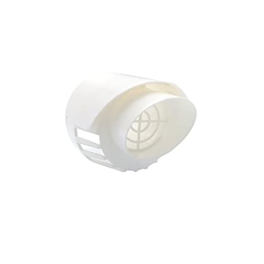 TYGERIX Terminal Coaxial de Pared para Succión y Descarga de Calderas 60/100 mm | Polipropileno Blanco | Evacuación de Aire y Humo para Caldera de Condensación