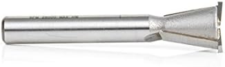 Amana Tool - 45815 Carbide Tipped Dovetail 14 Deg x 1/2" Dia x 1/2" x 1/4 Shank