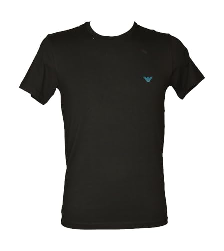 T-Shirt Masculin Emporio Armani Sing11267 en Coton Élastique Blanc de Luxe