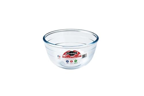 Ôcuisine Vidrio - Bol para Mezclas, 0,5 L, Color Transparente