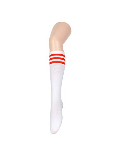 Image of Century Star Knee High Socks for Women Long Tube Socks with Stripes | Soft, Skin Friendly And Stretchy, Vibrant Colors Perfect For Daily Wear, Sports, Halloween And Christmas