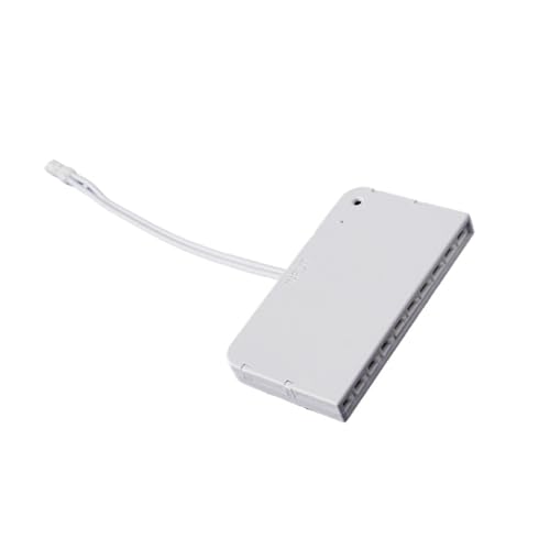 Lampe LED ultra-mince 12V 24V avec boîte de jonction 10 ports pour dressing et cave