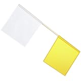 Windkream Referee Volleyball Flags Judge Nylon Dual Color Official's Flag Track and Field Officials Supplies...