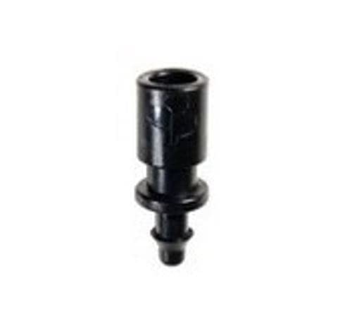 HydroSure Micro Adaptor 4 mm - Pack of 10 Garden Irrigation Adaptor Fittings with Barbed Ends for Secure 4 mm Tubing Connection, Easy-Install Micro-Irrigation Components for Lawn, Plant Beds