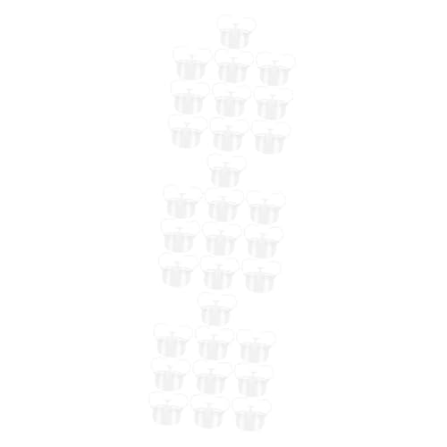 OSALADI 3 Boxes 10pcs Hotel Catering Mask Plastic Face Mask for Restaurant Comfortable Reusable