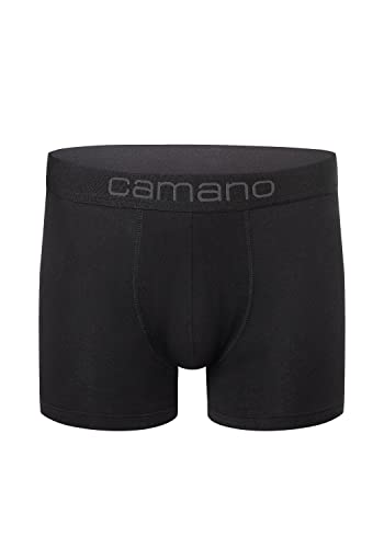 Calzoncillos tipo bóxer Camano pack de 6 con algodón resistente talla L negro 3