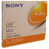 163 g Sony MO Disk 13,2 cm (5,25 Zoll) 4.8GB RW