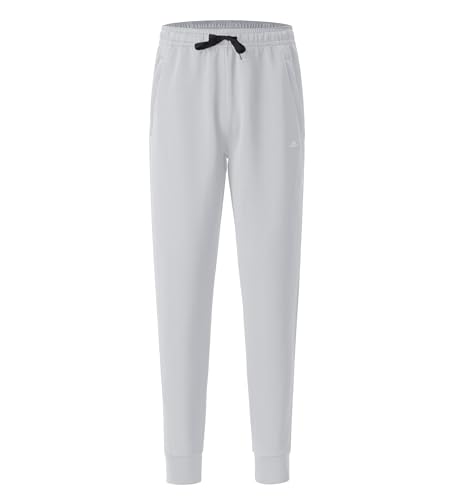 DEVOROPA Youth Boys Joggers Fleece Lined Water Resistant Tapered Sweatpants Winter Thermal Track Athletic Pants Zip Pockets