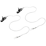 Alipis 2 Stück Leichtes Anti Verlust Hörgeräte Lanyard aus Nylon und Silikon für Senioren Tragbares Hörgeräteband für Reisen und Aktiven Alltag