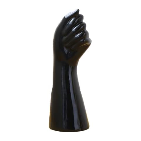 Black Ceramic Hand Flower Vase Cover