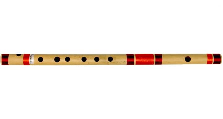 KHALSA MUSICAL C Natural 7 Hole Bansuri Size 19 Inch Bamboo Flutes-image-25