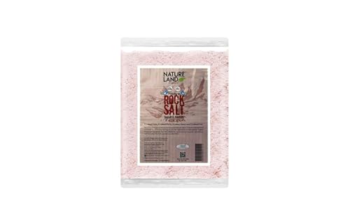 Image of Natureland Organics Himalayan Pink Rock Salt 500 Gm (Pack of 5) - Organic Rock Salt
