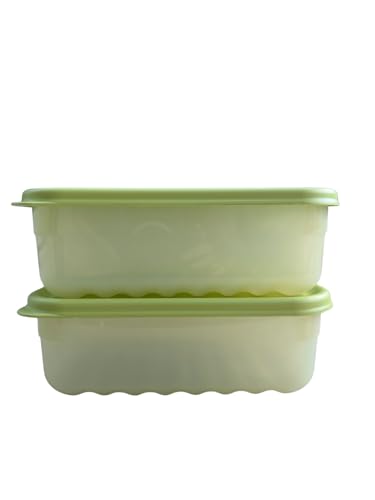 Image of LocknLock Fresh-Block Food Storage Container 1.5L Set of 2 | Storage Containers for Fridge | Vegetable & Fruit Storage Containers for Fridge, Airtight Storage, BPA Free, Microwave & Dishwasher Safe