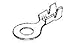 Amp - Te Connectivity Terminal, Ring Tongue, 1/4In, Crimp - 60625-1