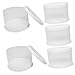 DEARMAMY 5pcs Boxes cake container with clear lids dome display box cake plastic round cake boxes large gift paper cup Box Disposable cake packaging boxes with dome lids gift box