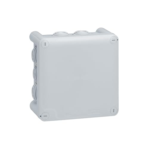 092032 Boîte De Dérivation Carrée Plexo Dimensions 130x130x74mm - Gris Ral 7035 - Legrand