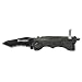 Smith & Wesson 1st Response SW911B 8.2in High Carbon S.S. Assisted Opening Knife with 3.4in Serrated Tanto Blade and Nylon Handle for Outdoor, Tactical, Survival and EDC
