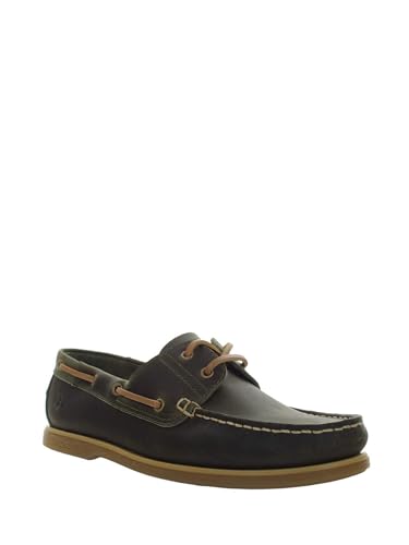 Mocassin à lacets bateau en cuir pour marcher sans douleur - 2