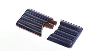 Étuis cuir Color Tamponato Lubinski M50834-B : finis les cigares écrasés !