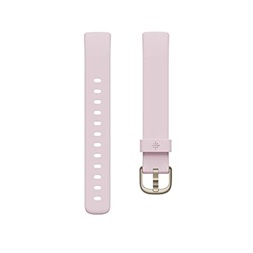 Fitbit Luxe Special Edition Fitness and Wellness Tracker, Gorjana Soft Gold Stainless Steel Parker Link Bracelet, One Size (S & L Peony Classic Bands Included) - image 7