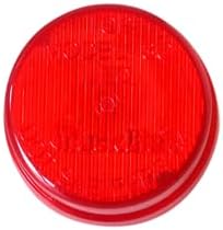 Belgrade Parts & Service, Inc. OEM Truck-Lite 30250R 30 Series, LED, Red Round, 2 Diode, Marker Clearance Light, P3, Fit 'N Forget M/C, 12V Value Pack of 10