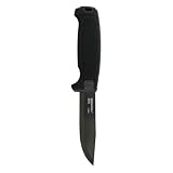 Morakniv Outdoor Messer mit Scheide - Mora Amberg Full Flat S - Jagdmesser Feststehende Klinge aus Edelstahl - 3,2 mm - Hergestellt in Schweden - Survival Messer für Camping & Jagd