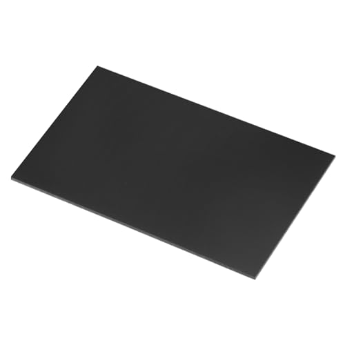 Image of 6 x 8 Inch UHMW Polyethylene Sheets, 1 /8 Inch Thick Ultra High Molecular Weight Black Plastic Sheet [for Home, Industrial]