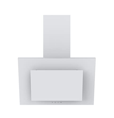 Candy Dunstabzugshaube CVMAD60/1B/1 DE / 60cm Breite / 129W Leistung / 3 Leistungsstufen/max. Luftleistung: 425m³/h/Abluft & Umluft/Energieeffizienz C/kostensparende LED-Leuchte/Weiß