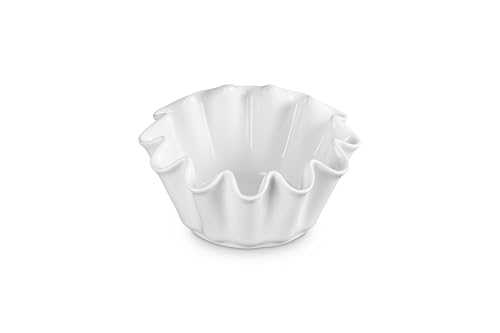 Le Creuset Stoneware Brioche Pan, 1.4 qt., White  