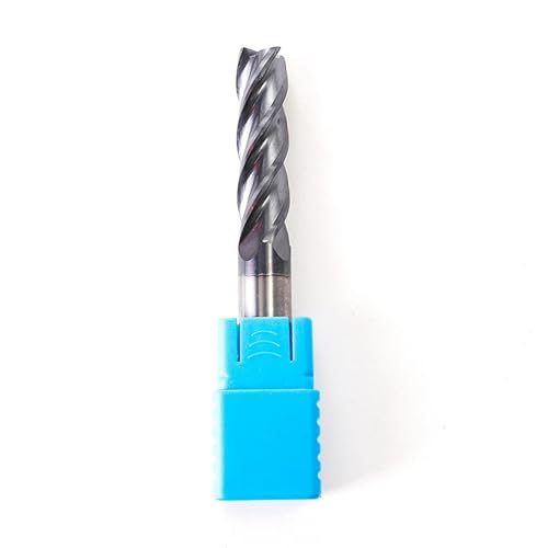 woleyuu Fresadoras, fresas, fresas HRC50 de 4 flautas, fresas de metal, fresas de carburo de aleación, fresas de acero de tungsteno de 1 mm, 2 mm y 3 mm.(4x4Dx50L)