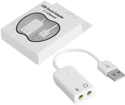 TB-026 USB 2.0 Channel Audio Sound Card Mic for Laptop PC USB Adaptor-image-18
