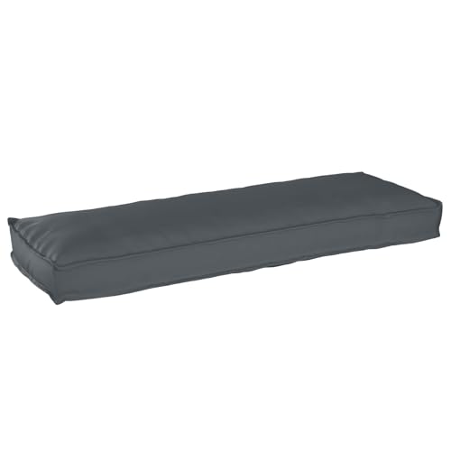 Coussins de palette de haute qualité gris anthracite 120 x 40 cm - 5