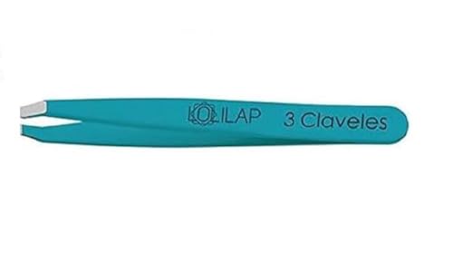 3 Claveles Lolilap Pinza Depilar, Cangrejo De 9.5 Cm, Azul