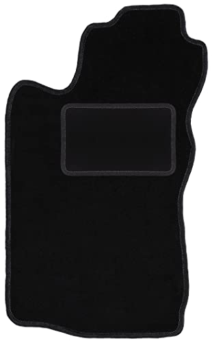Wielganizator Tapis de Sol en Velours pour Alfa Romeo GT Coupé (2003-2010) Noir