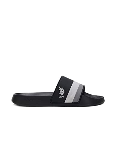 Image of U.S. POLO ASSN. mens CONEX 4.0 BLK BLACK Slide sandal - 10 UK (2FD24293Z01)